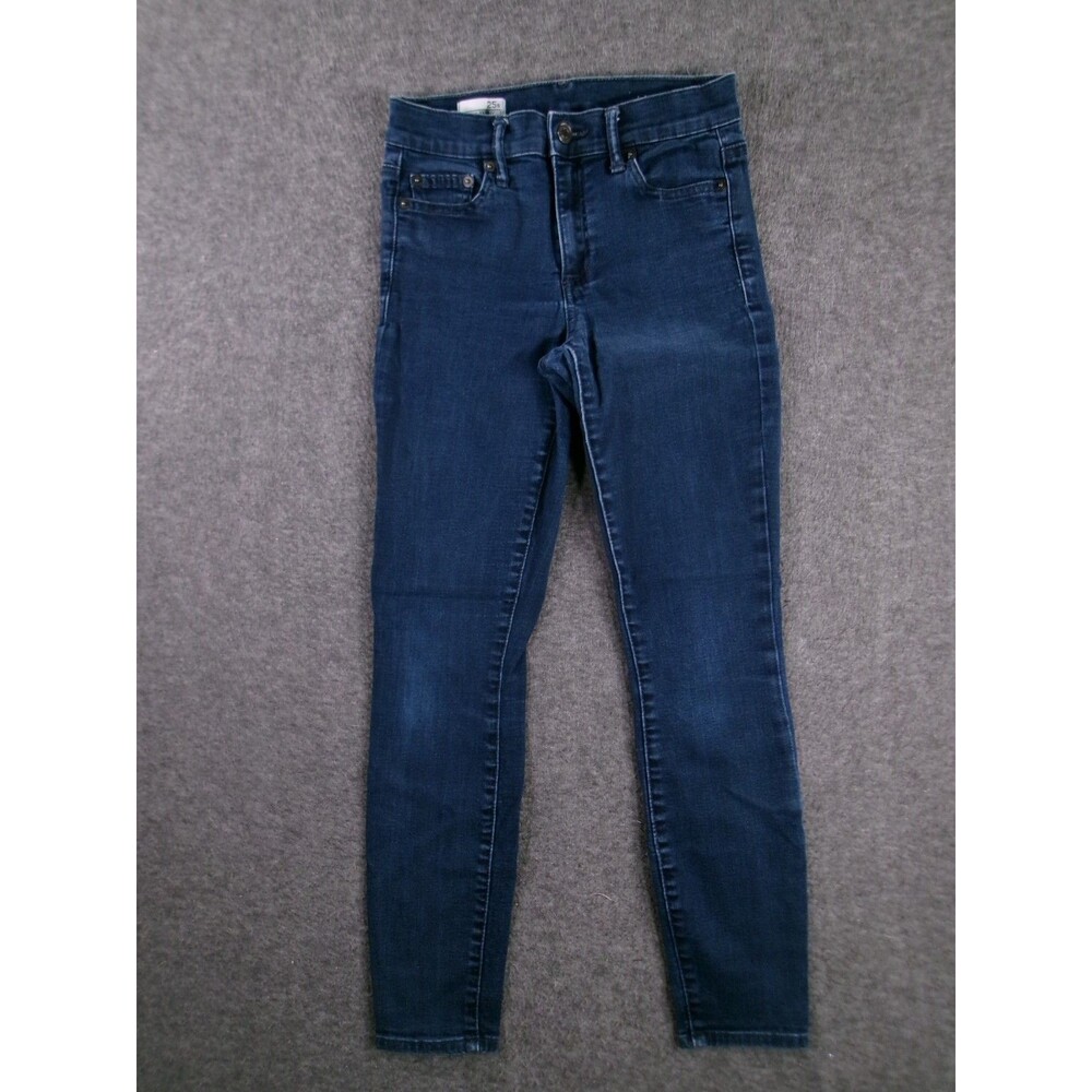 GAP Jeans Women 25 Blue True Skinny Dark Wash Stretch Capsule Preppy